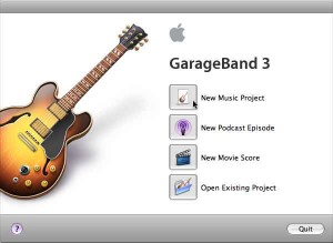 GarageBand3 StartUpWindow