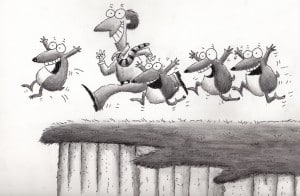 cliff with Lemmings1