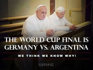 An Argentine and a German, but No Sign at the Vatican of a World Cup Rivalry 10394768_10152291130123717_1426905119487227526_n