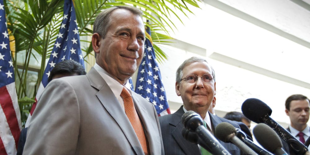 John Boener, Mitch McConnell