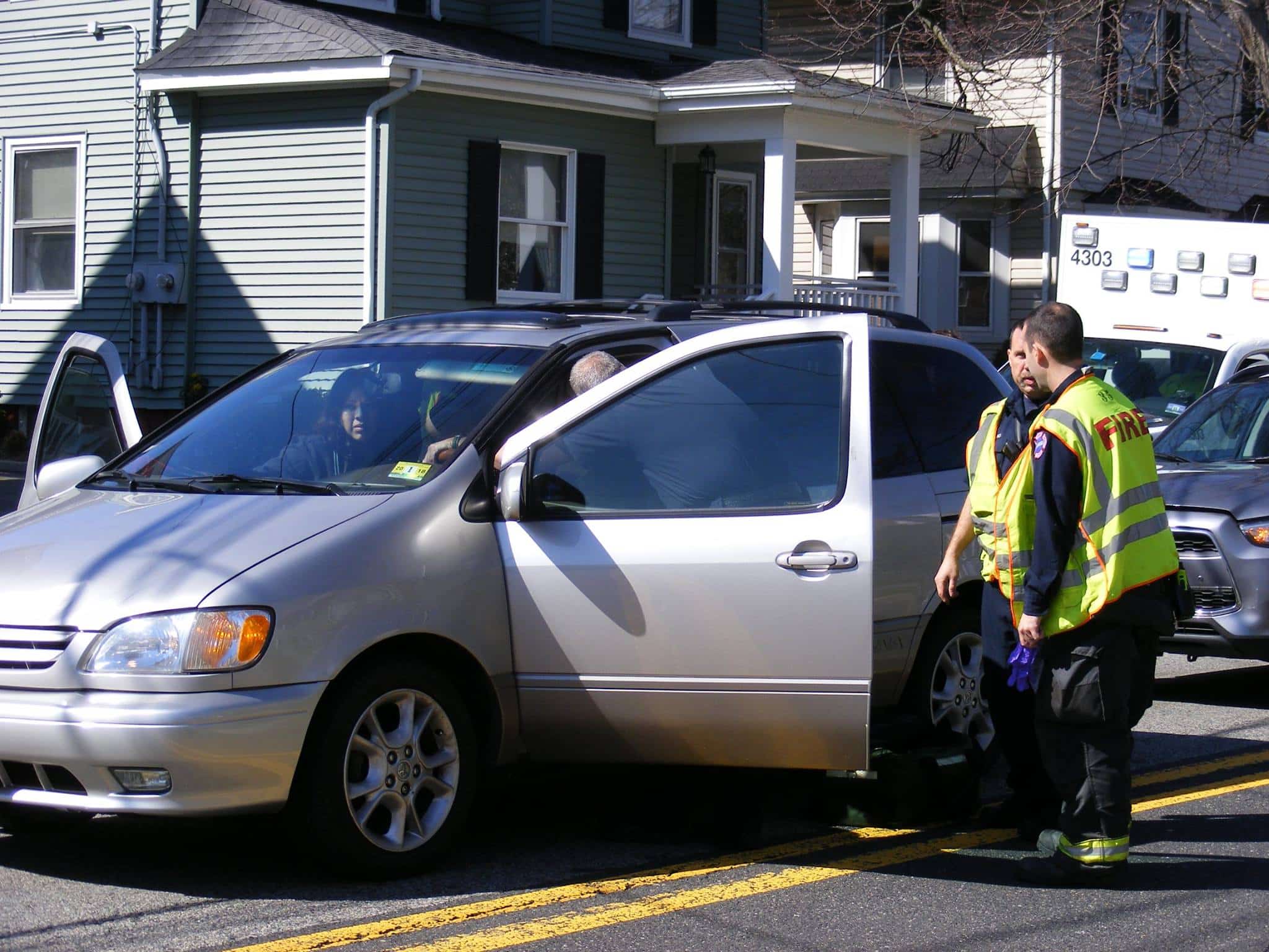 rear end crash Ridgewood