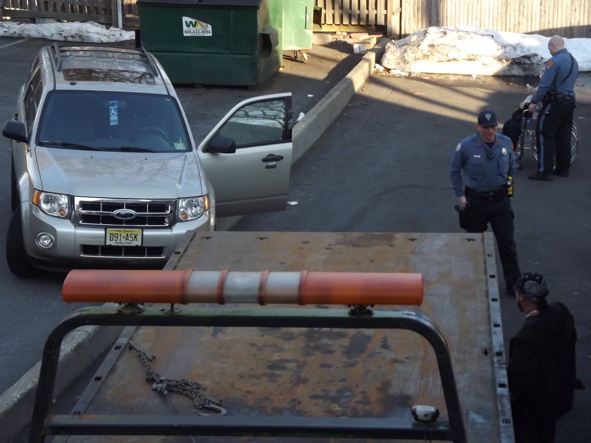 Ridgewood Police Assist Stuck Driver