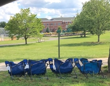 The Chairs are Out for the 107th Ridgewood Fourth of July Parade Ridgewood Fourth of July Parade