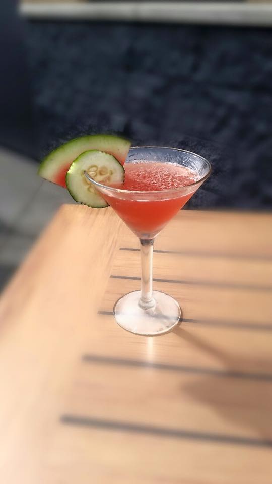 Cucumber Watermelon Martini-