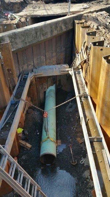 Ridgewood Water Construction near Ridgewood High School
