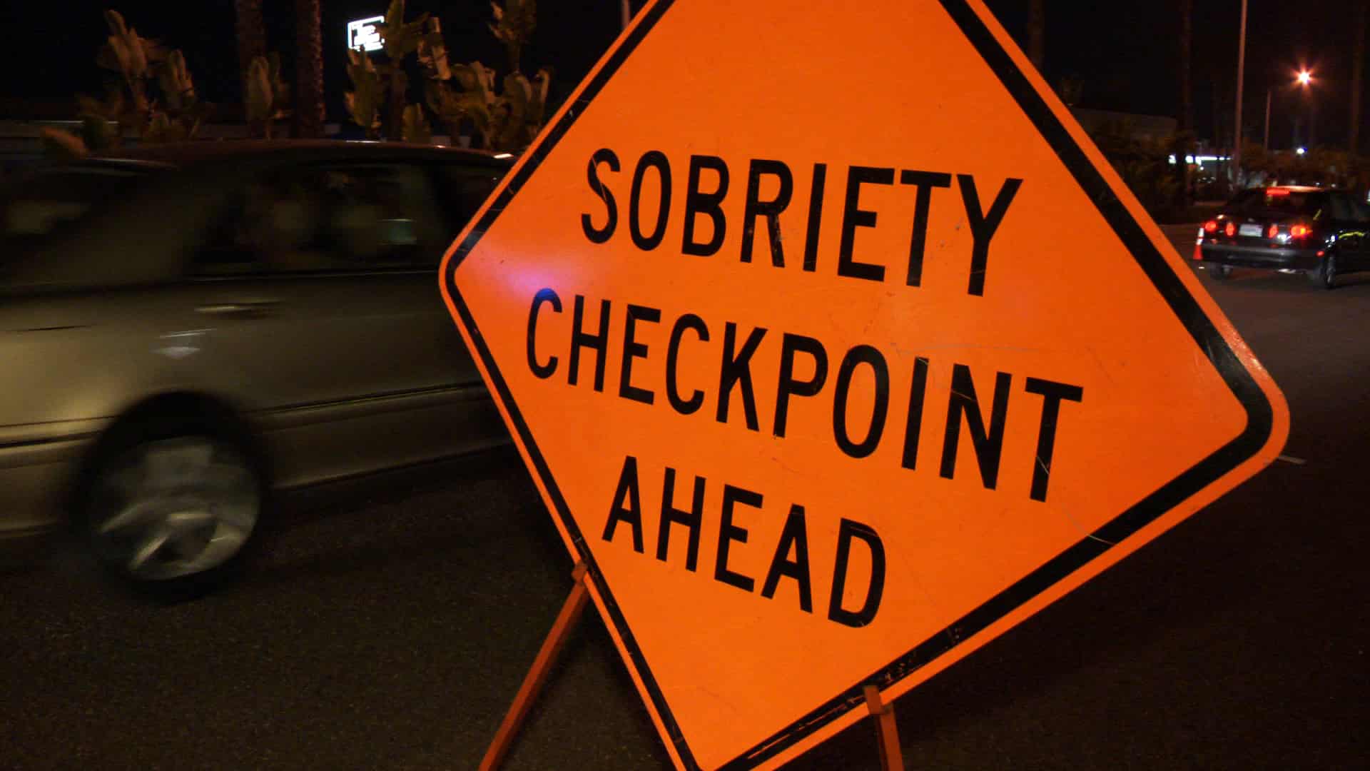 DUI Police Checkpoint Sign1