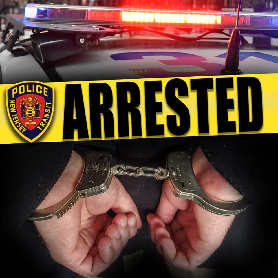 New Jersey Transit Police arrest woman for assault on train crew and police officer 70695872 393579948003770 967622128532717568 n