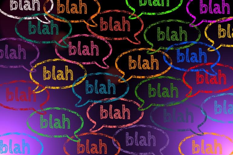 blah blah blah