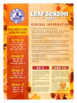 Village of Ridgewood Leaf Season 2023 2023Ridgewood LeafFlyer2