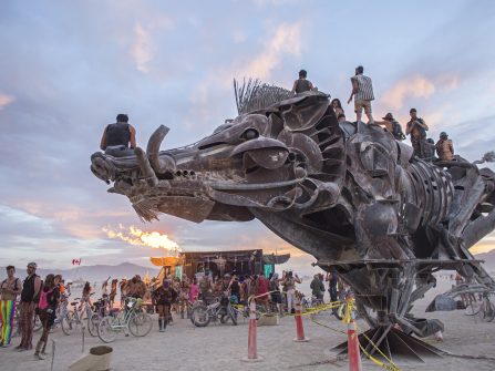 hog sculpture burning man black rock desert nevada 4x3 991384583