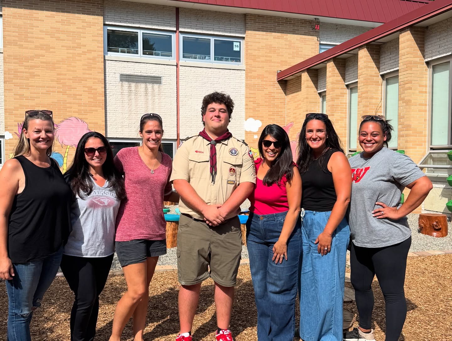 A Gift to the Community: Future Eagle Scout Transforms Westwood School with Outdoor Classroom 547573095 17985291944855566 5646199571183531095 n