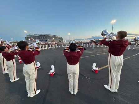 Making Waves at MetLife! Ridgewood High School Marching Band Conquers Open Class Championships 575460197 18297913726257972 6195659520520678785 n