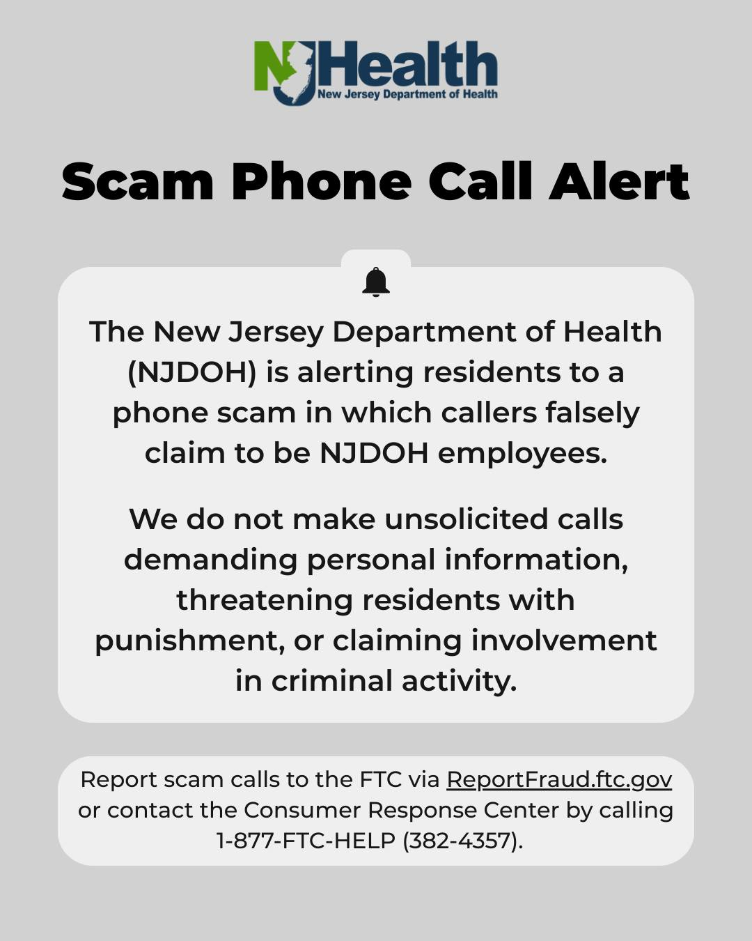 Warning: "NJDOH" Phone Scam Targeting Residents—How to Protect Your Identity 626444664 1320714350089076 1282777251583529718 n
