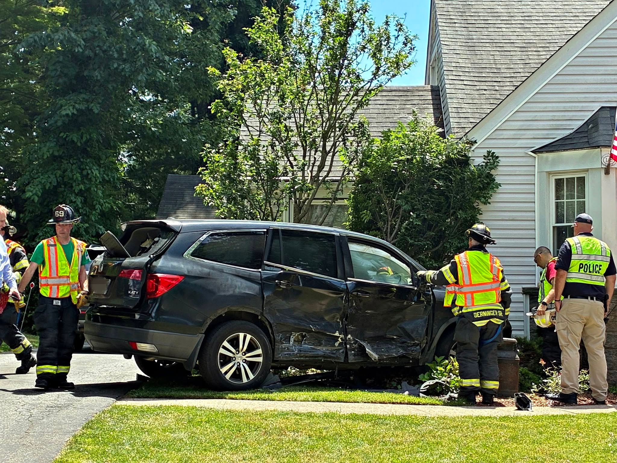 Wild Rollover Crash Ends Narrowly Missing Midland Park Mayor’s Home 715442557 1645373684257808 6159982315152994642 n