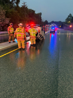 Quick Thinking in Montvale: How Local Firefighters Avoided "Jaws of Life" to Rescue Trapped Driver 719491139 1430063772487946 5796908712422940569 n