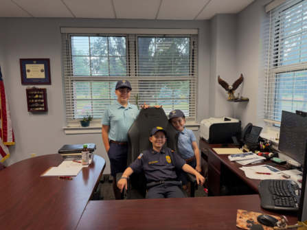 Ridgewood Police Department Honors Ridge Elementary Student in Special 'Chief for a Day' Ceremony 721466438 18091574843627820 7534394143015814586 n