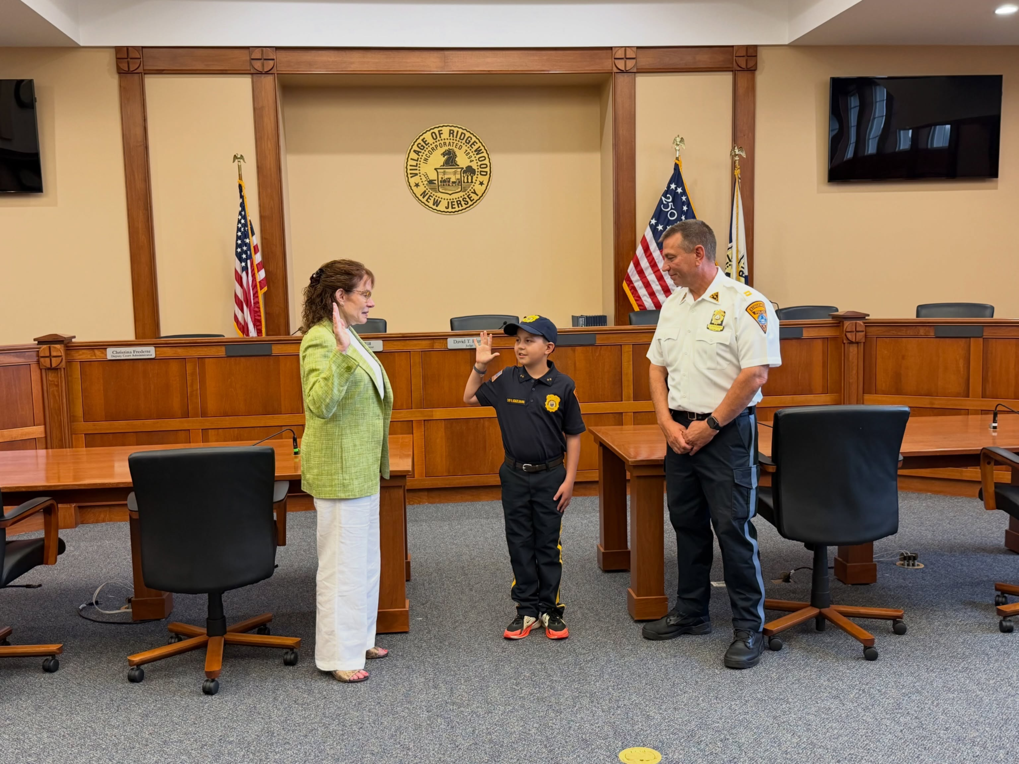 Ridgewood Police Department Honors Ridge Elementary Student in Special 'Chief for a Day' Ceremony 723852967 18091574864627820 28479882715030941 n scaled
