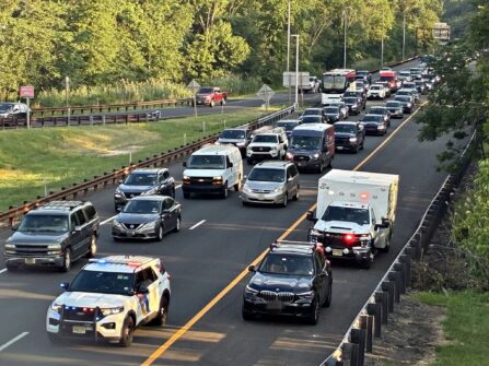 GSP Commute Shattered: Fleeing Driver Causes Multi-Mile Delay After Audi SUV Hit-and-Run 725904882 1657259576402552 8742125251428196889 n