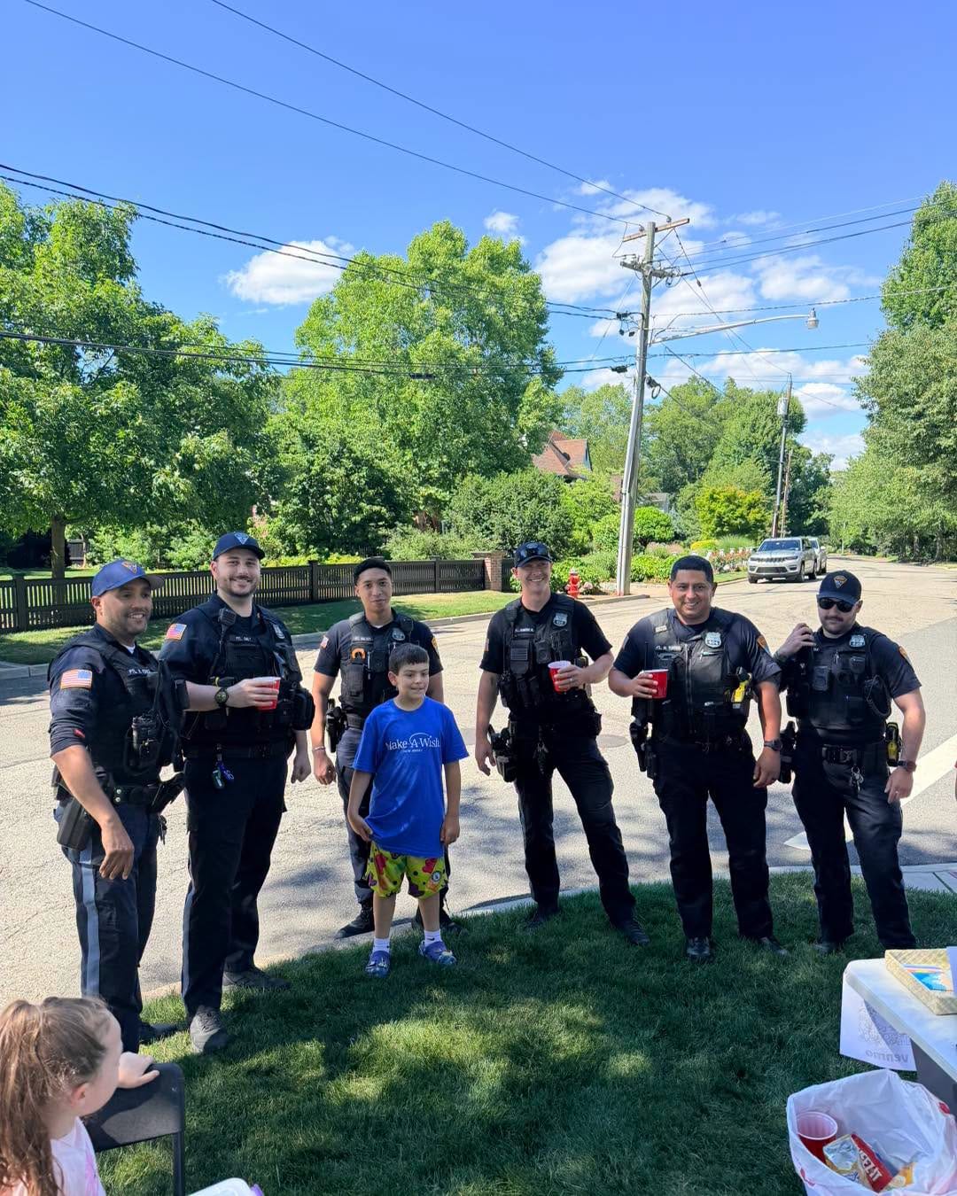 Why Ridgewood Police Officers Suddenly Swarmed a Local 3rd Grader's Lemonade Stand 727788078 867449396436812 2456240324954337134 n