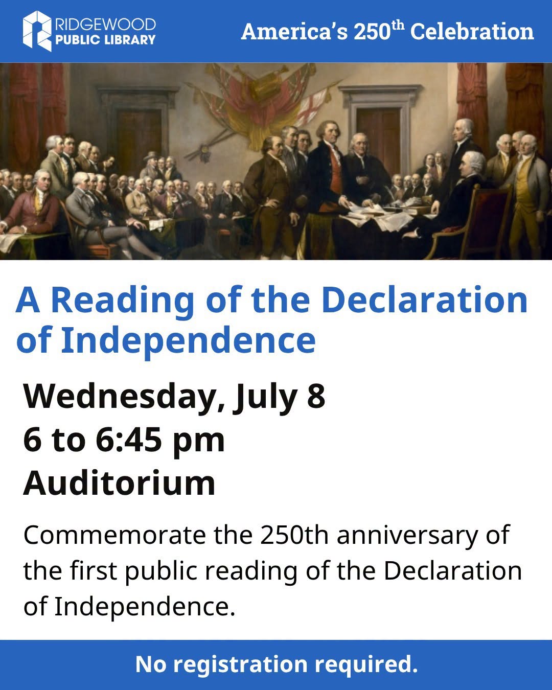 Tonight in Ridgewood: Join a Nationwide, 50-State Historic Reading of the Declaration of Independence 740521733 1502680871045565 1223952267896839891 n