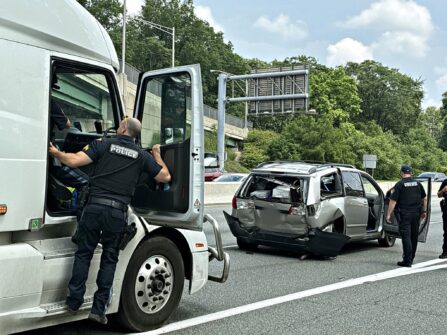 Passed Out at the Wheel: Wanted NJ Driver Critically Injured in Ridgewood Tractor-Trailer Wreck 743975766 1678633910931785 3235087085772438165 n