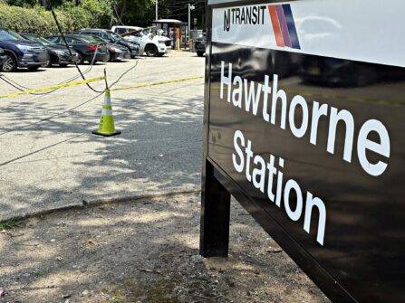 Close Call in Hawthorne: Live Wire Utility Pole Collapses Into Busy Train Station Parking Lot 745342180 1682245667237276 4167742268451843507 n