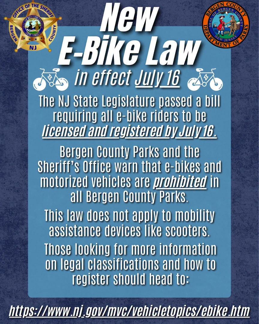 The E-Bike Era in NJ Has Changed Forever: Strict New Registration Rules Take Effect This Week 746021202 1505069164162139 1595393315156778106 n
