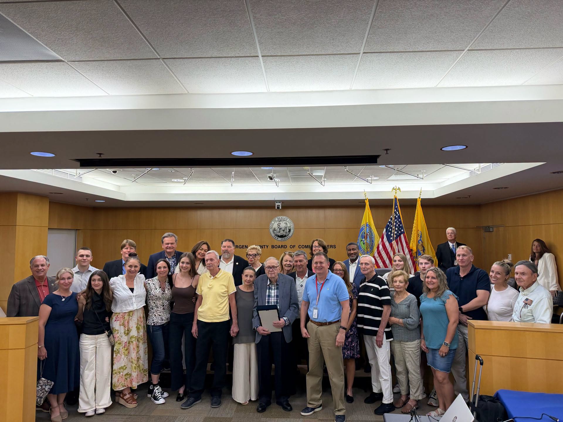 60 Years of Service: Bergen County Honors Paramus Korean War Hero Herman “Bud” Ehrenberg 747178292 1691902716275309 7790322983224609656 n