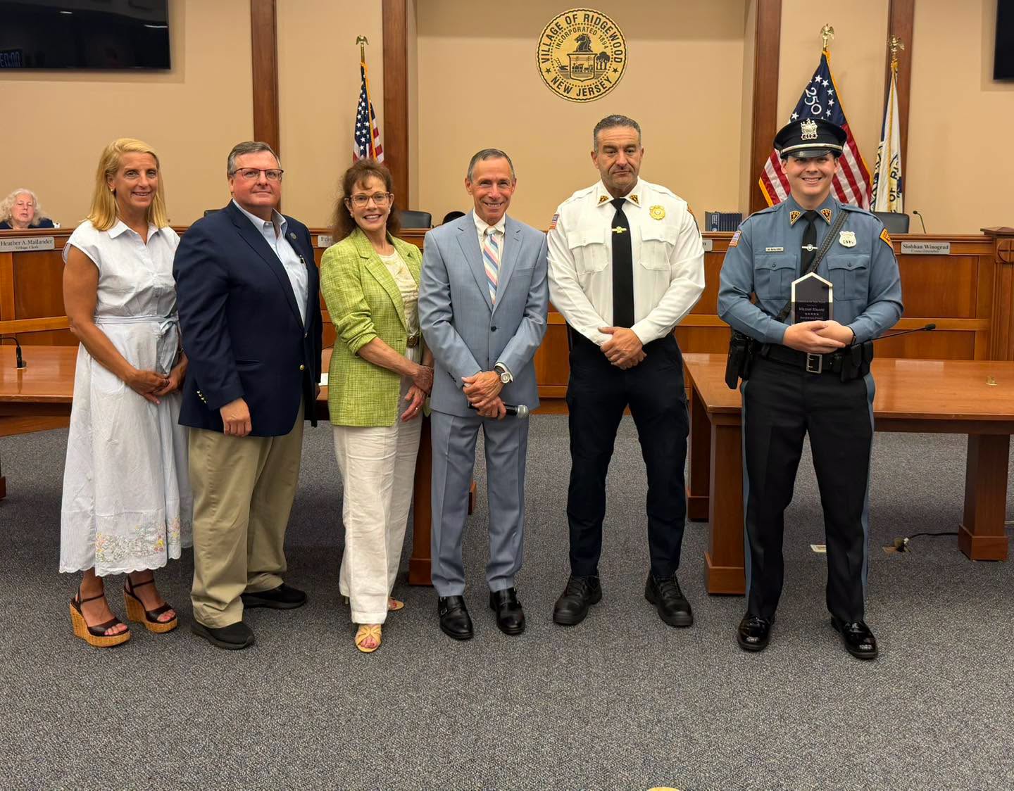 From Veterans to Local Grads: Ridgewood Police Department Welcomes New Officers & Celebrates Community Policing Star 747723517 1361824459381244 1761898992457636376 n