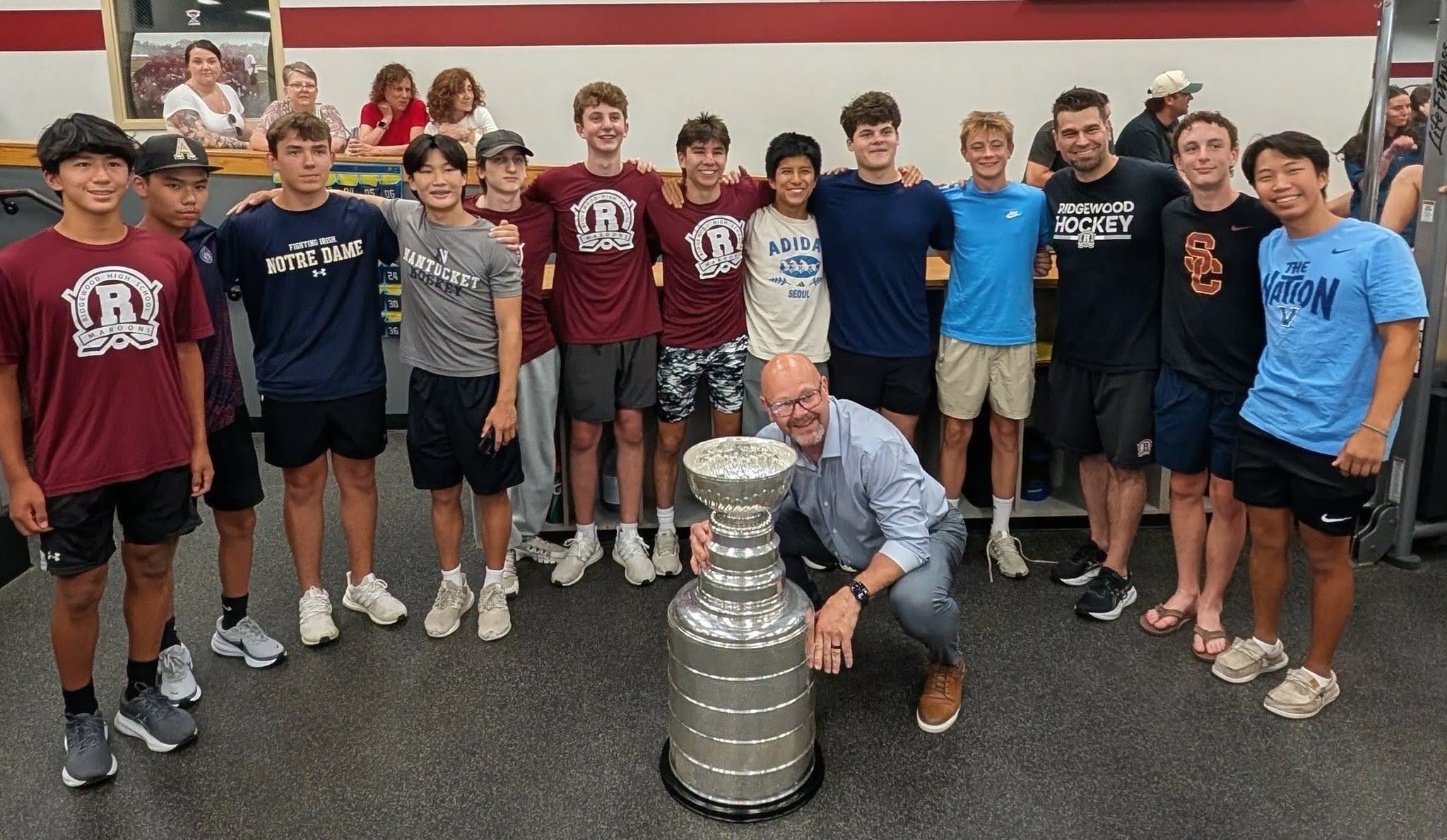 Unforgettable Moment for Hockey Maroons: Stanley Cup Makes Special Appearance at Ridgewood High 748746063 1930731757604341 8114550897254747180 n