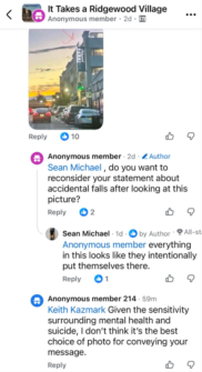 Village of Ridgewood Manager’s "Insensitive" Social Media Post Sparks Mental Health Backlash Screenshot 2026 07 13 065237