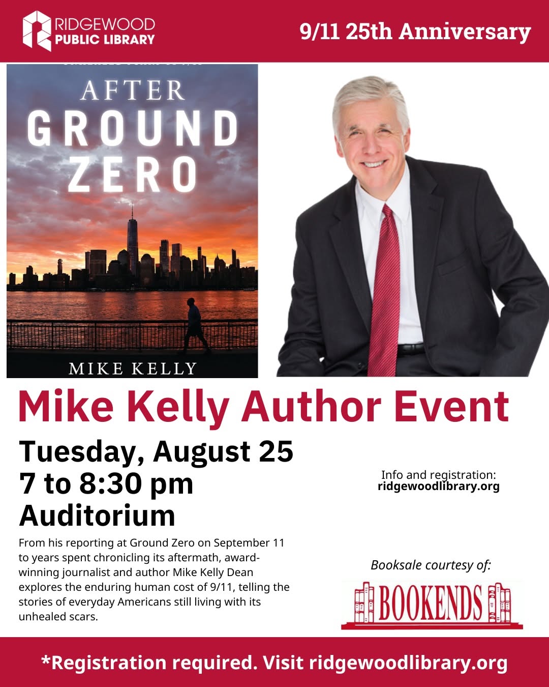 'Scars That Never Healed': Renowned Columnist Mike Kelly to Host 9/11 Author Event at Ridgewood Public Library 758744476 1465672358922090 6310963271603699843 n