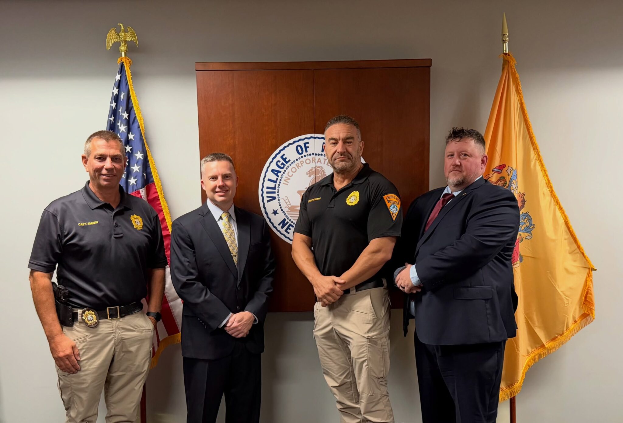Village of Ridgewood Police Promotions: Sergeant Youngberg & Lieutenant Ward Take Oath of Office 762864552 18099089456627820 8893205531964934955 n scaled