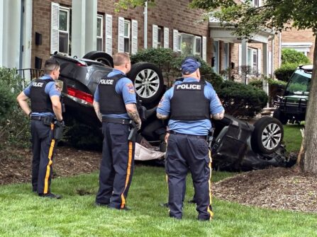 Route 208 Rollover: Vehicle Careens Off Highway and Crashes Into Fair Lawn Apartment Building 765995756 1704145265047316 3822531766286076804 n