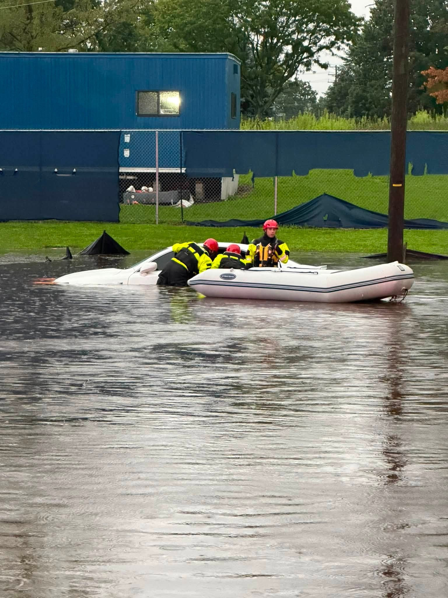Flash Flood Rescue in Fair Lawn: Firefighters Save Trapped Driver 767068636 1495724025932013 8306288964350271243 n