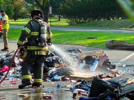 Disaster Averted in Ridgewood: Quick-Thinking Garbage Truck Driver Dumps Flaming Refuse Near Graydon Pool 768287449 3961295770832583 8547682317362585318 n