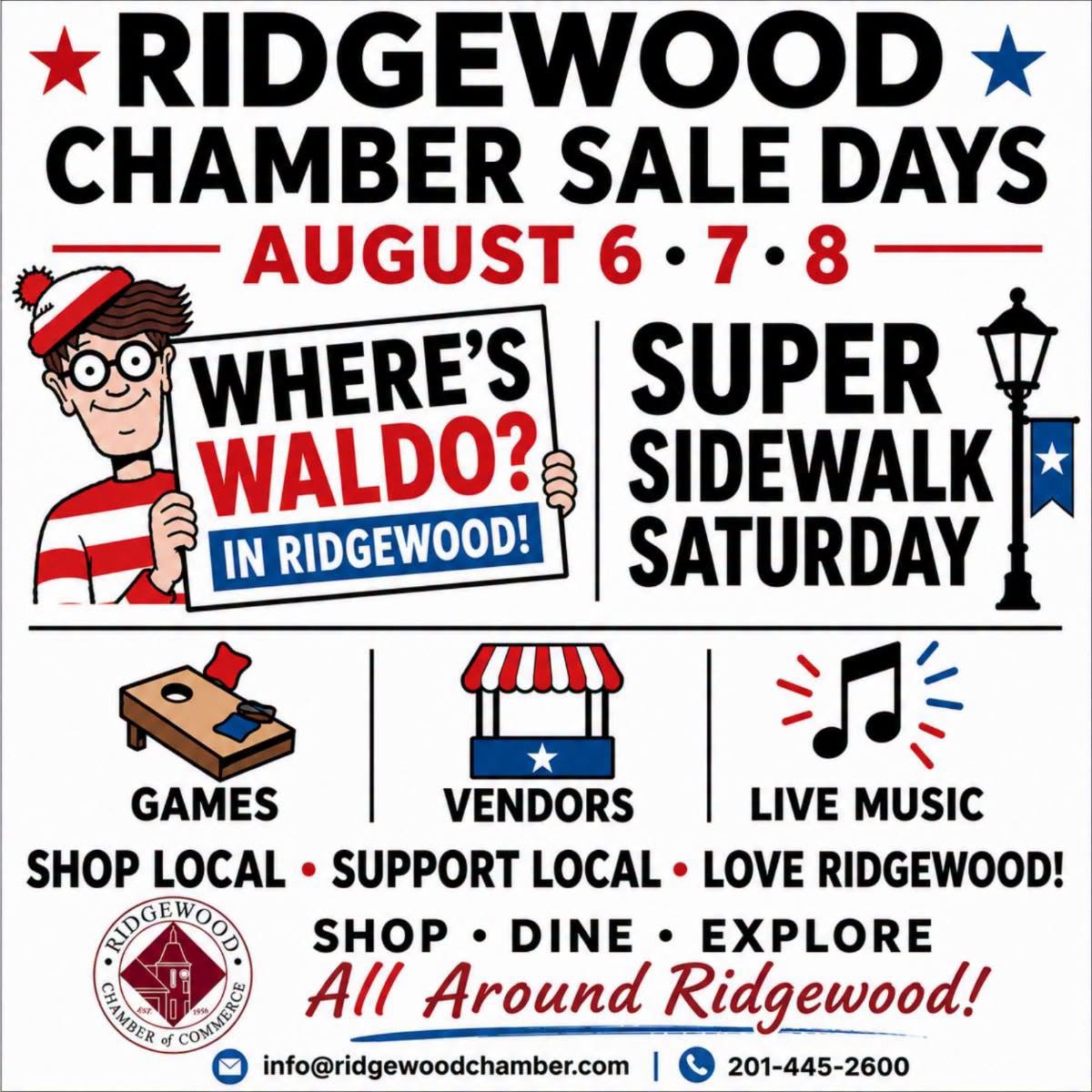 Ridgewood Sale Days Are Here: Face Painting, Live Music, and a 18-Store Waldo Hunt 768361386 28089661573983329 4752616680623770183 n