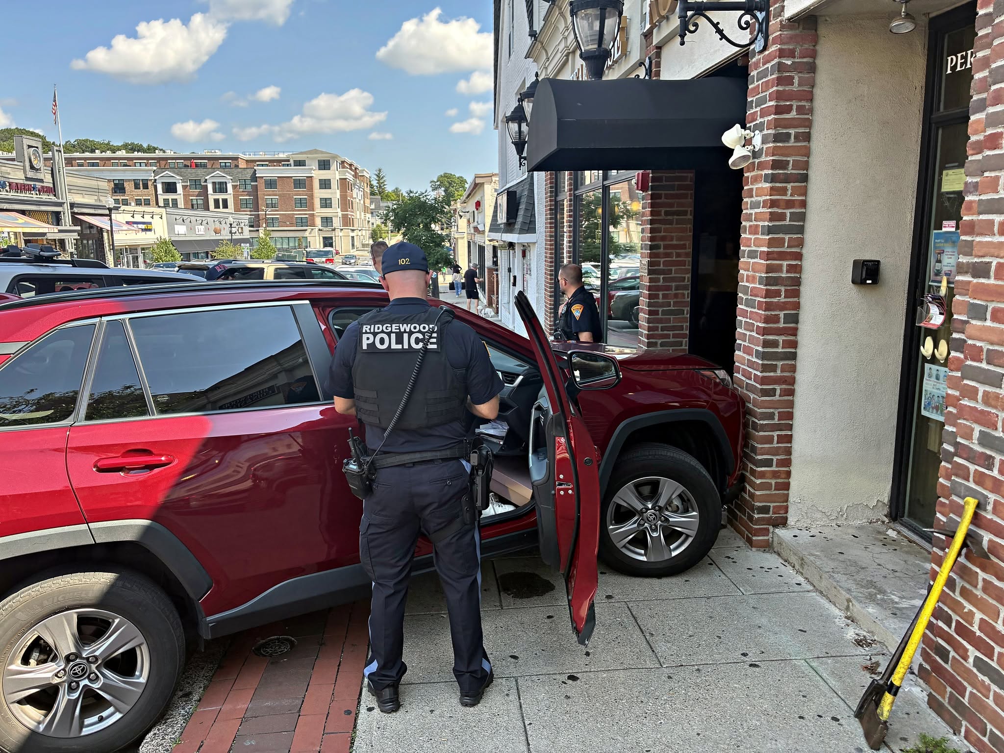 Friday Morning Crash Sends Car into Chestnut Street Building in Ridgewood 768546102 1706114934850349 5107388638717062959 n