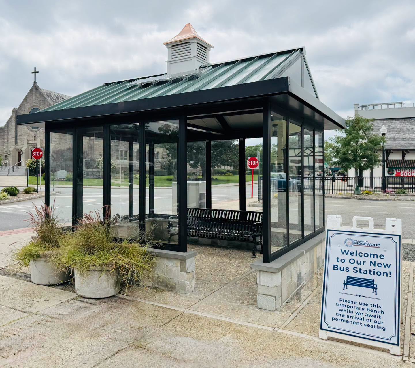 New Commuter Upgrade: Van Neste Square Bus Shelter Officially Opens in Ridgewood! 778139633 1542592254266443 4107622811239251668 n
