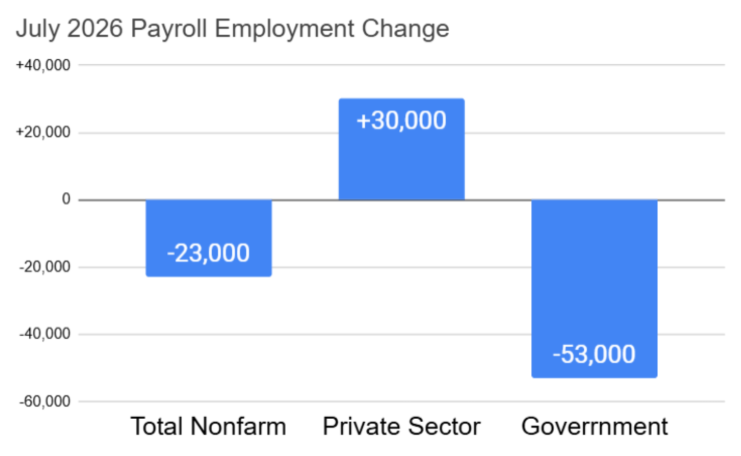 July Jobs Report Breakdown: Government Payrolls Drop while Private Sector Expands Screenshot 2026 08 08 164216