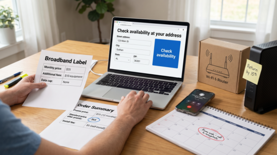 Top 4 Providers Offering the Cheapest Home Internet in Dothan Alabama Right Now illustrates the practical process of checking broadband labe 1785898725759