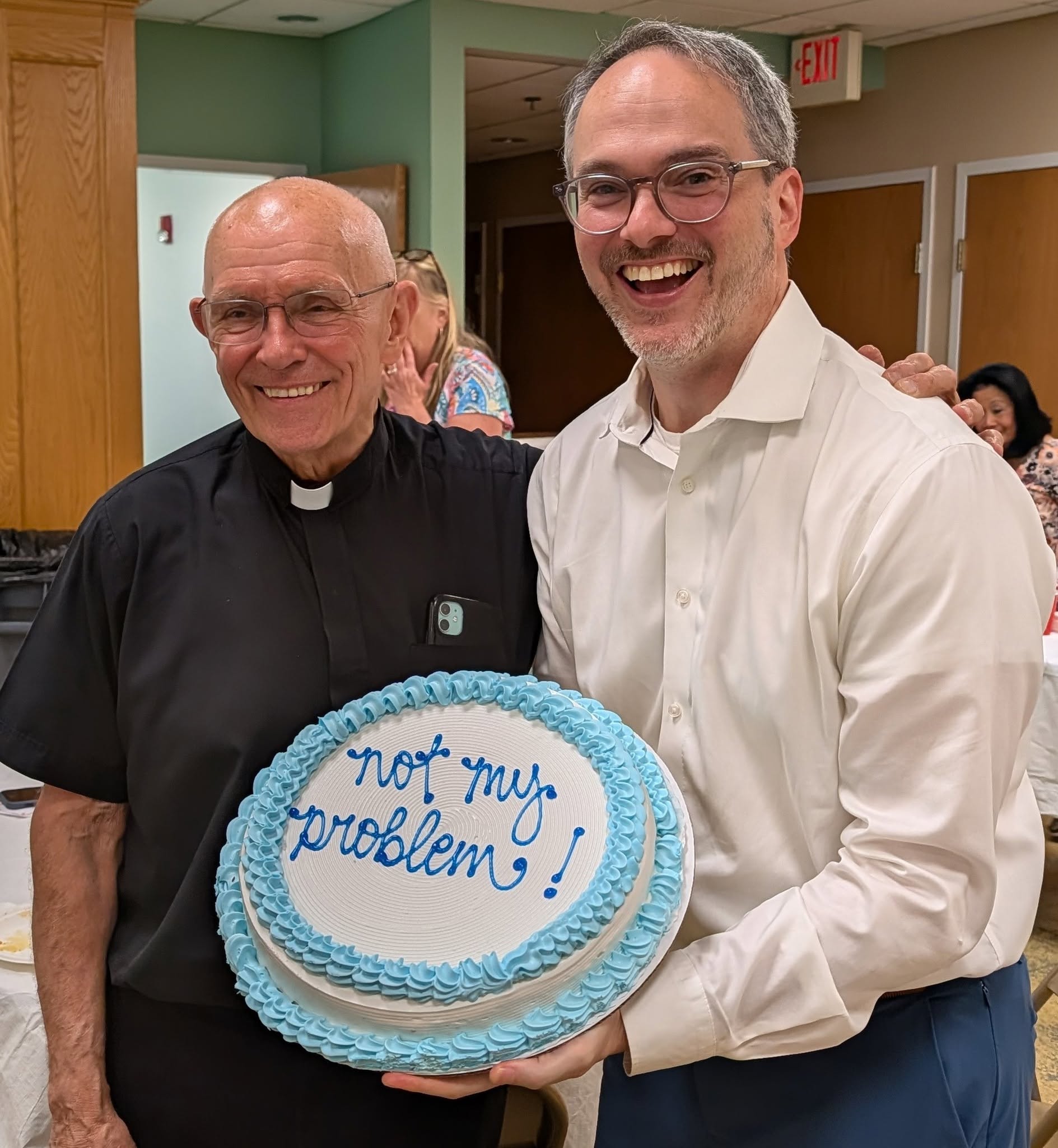 "Not My Problem!" Ridgewood Bids Farewell to Fr. Ron and Peter Denio After Decades of Faith & Service 788705659 1511888890980827 8804720526323289150 n