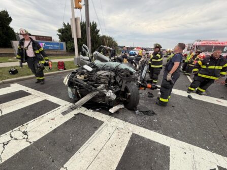 Speeding Driver Triggers 3-Car Chain-Reaction Crash on Route 46, Demolishing Maserati & Escalade 790458446 1511110717725434 6667252753877338933 n