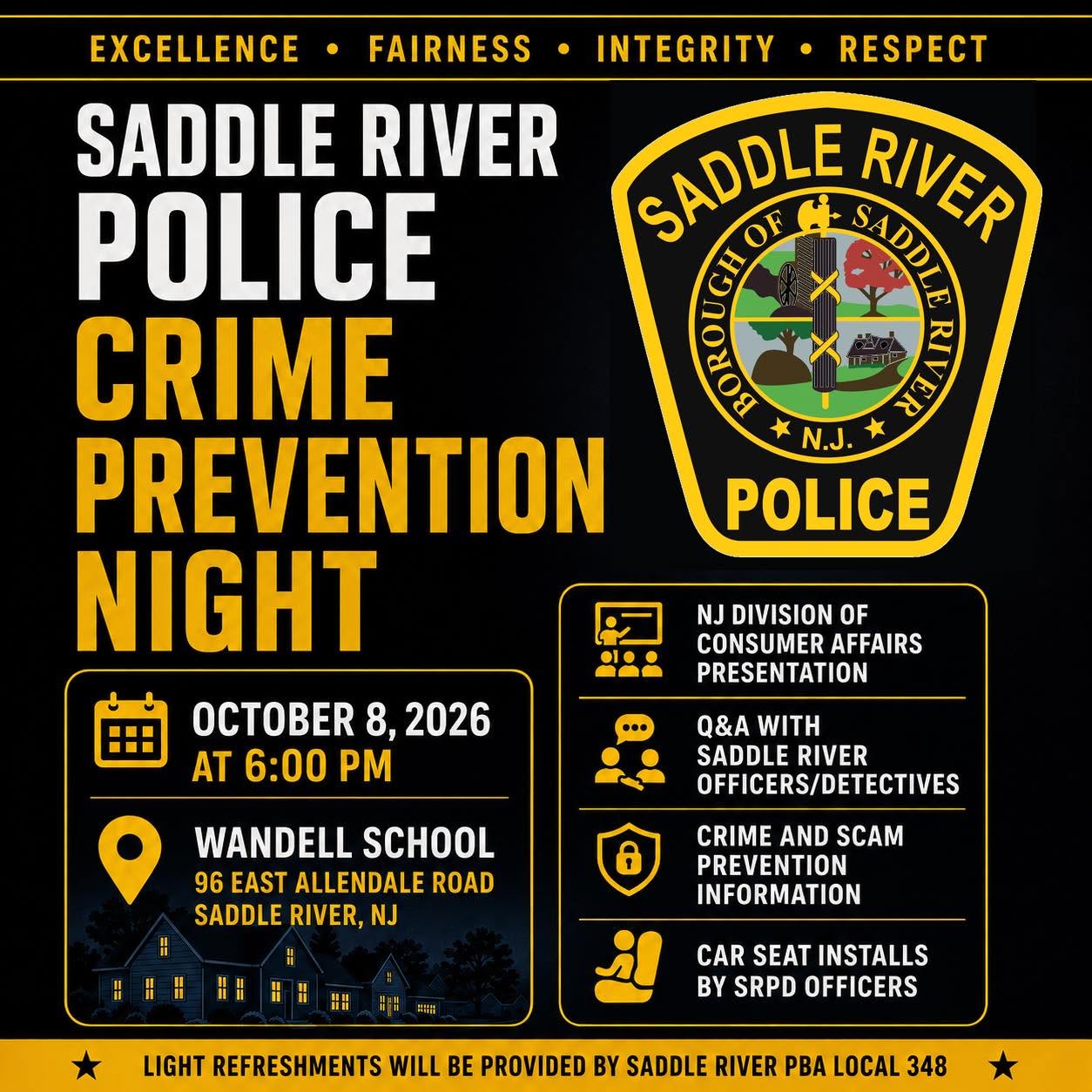 Protect Your Family & Home: Saddle River Police Host First-Ever Crime Prevention Night 794104627 1396940099288917 3239702280031347928 n
