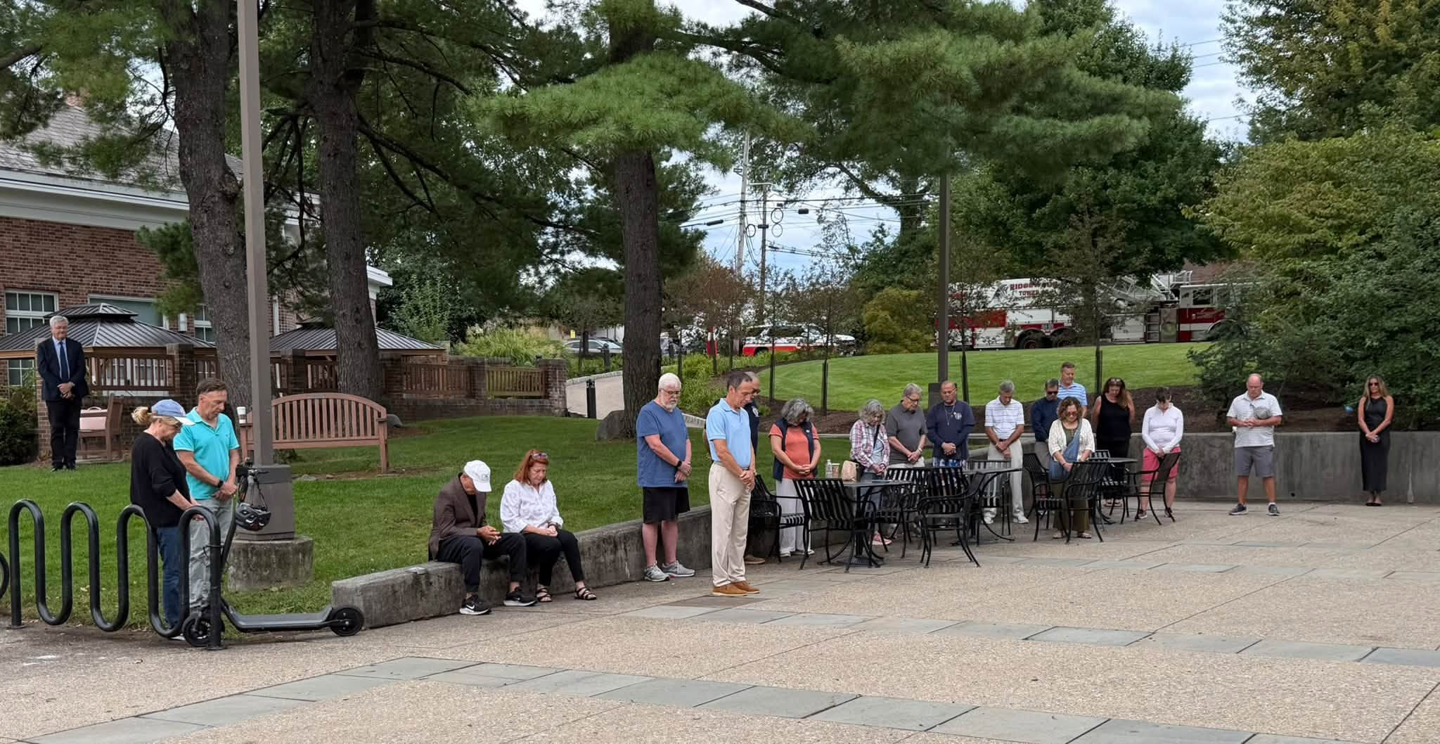 25 Years Later: Ridgewood Gathers at Village Hall to Honor 9/11 Victims & 12 Local Residents 803230140 979677361828474 8299120804458245051 n