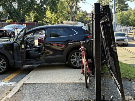 Ridgewood High School SUV Crash: Mechanical Failure Suspected in Fence Collision 809940357 1744106037717905 5854406337630412463 n