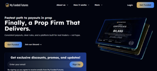 Best Futures Prop Firms in 2026: 5 Options Compared Screenshot 2026 09 14 080238